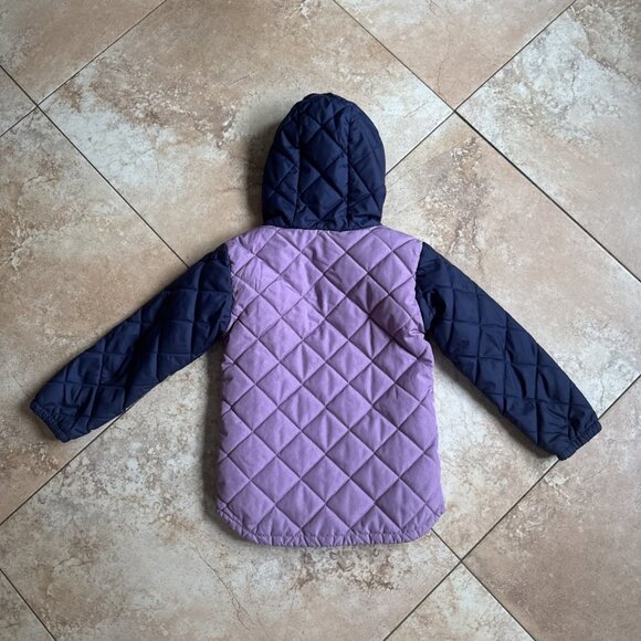 Columbia Girl 's Hooded Quilted Puffy Insulated Jacket Size XXS (4/5) - Picture 6 of 6